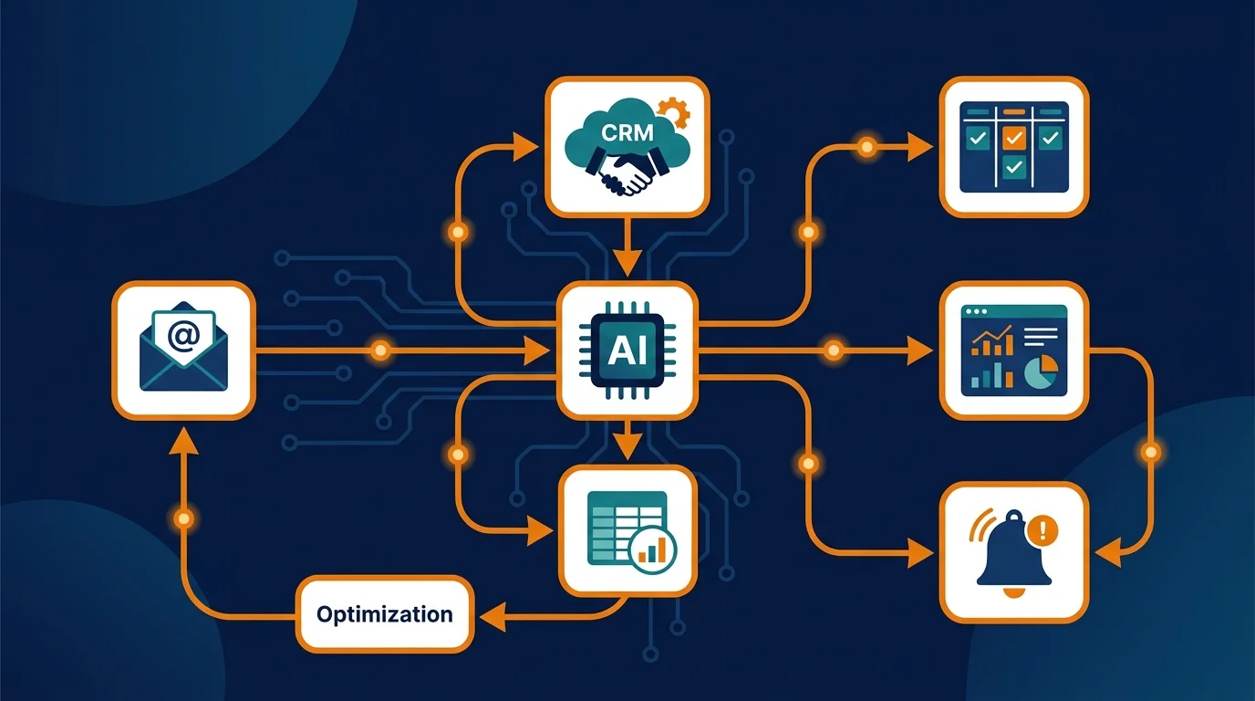 Automatisation IA — workflows connectés