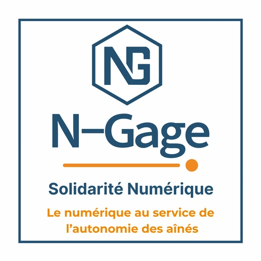 Logo N-Gage Solidarité Numérique, association loi 1901